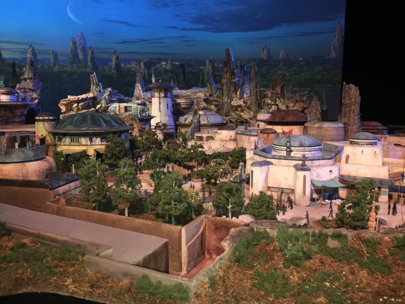 Illustration for article titled Here's Your First Look at an Insanely Detailed Model of Disney's Star Wars Land (UPDATED)